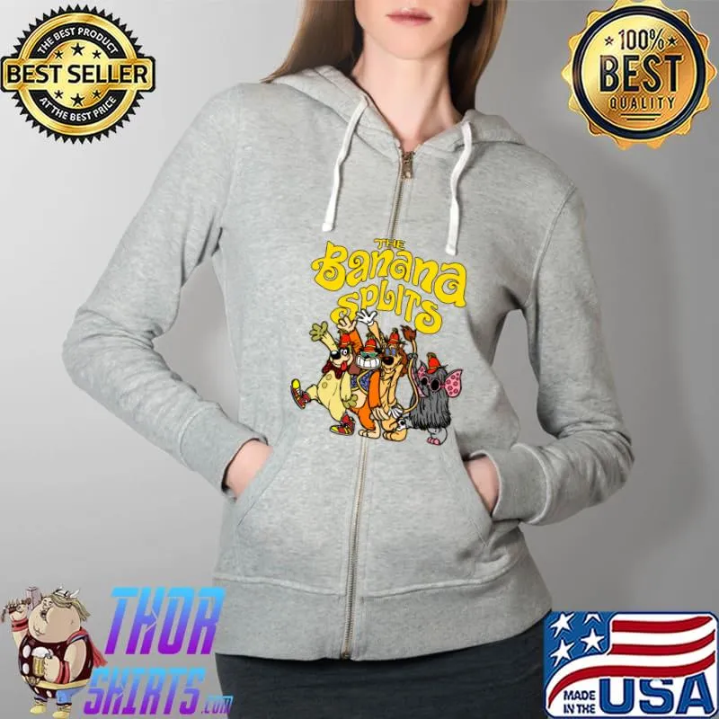 Banana Splits The Banana Club T-Shirt Full Zip Hooded