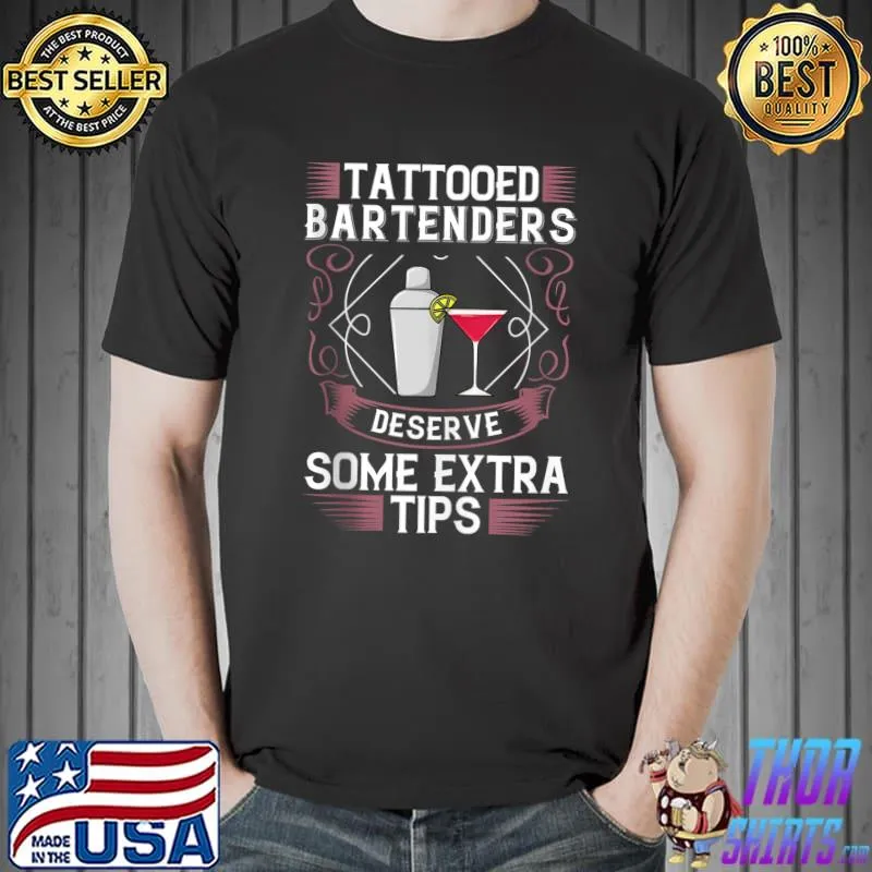 Bartending Shaker Mixing Cocktail Bartender T-shirt