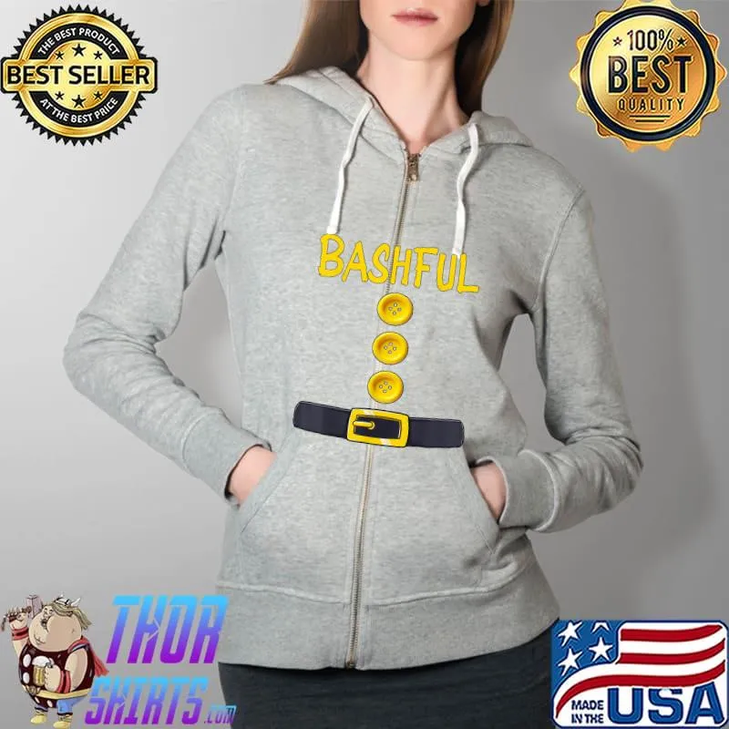 Bashful Dwarf Halloween Costume Color Matching Gifts Idea T-Shirt Full Zip Hooded