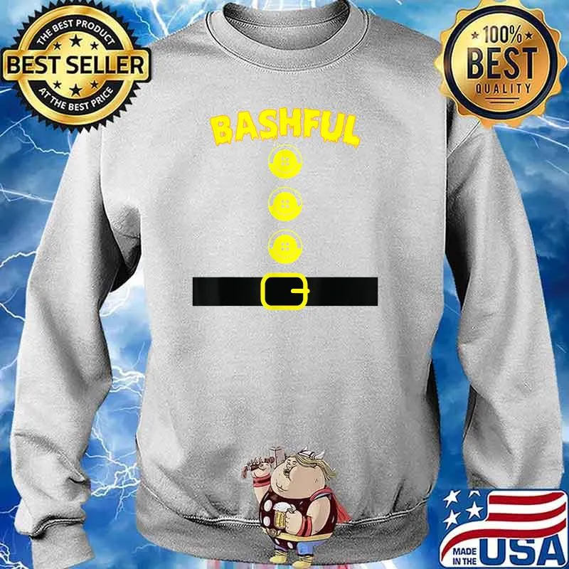 Bashful Dwarf Halloween Matching Funny Family Color Bashful T-Shirt Sweater