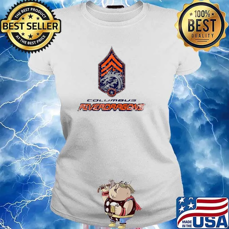 Basketball Columbus Riverdragons T-Shirt Ladies tee