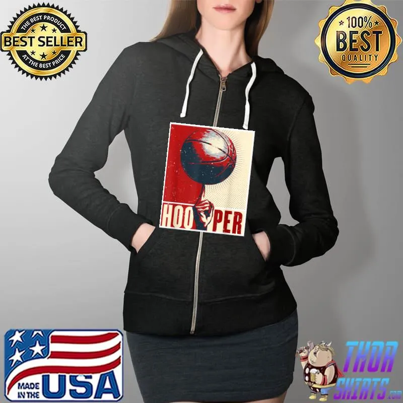 Basketball player Hooper T-Shirt Full Zip Hooded