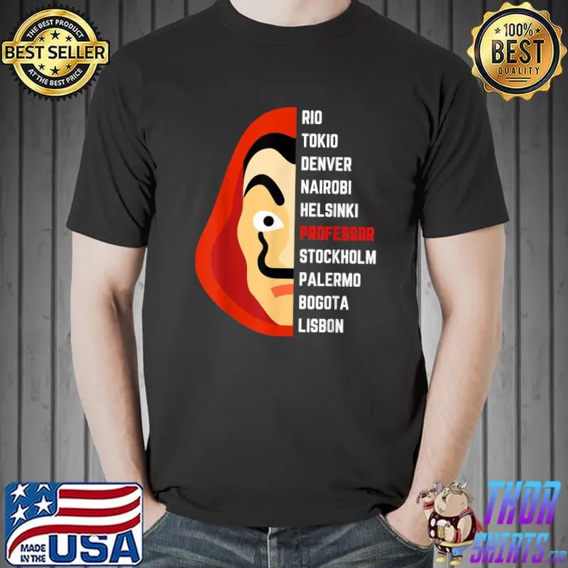 Bella Ciao Funny bank robbery money H.eist T-Shirt Unisex