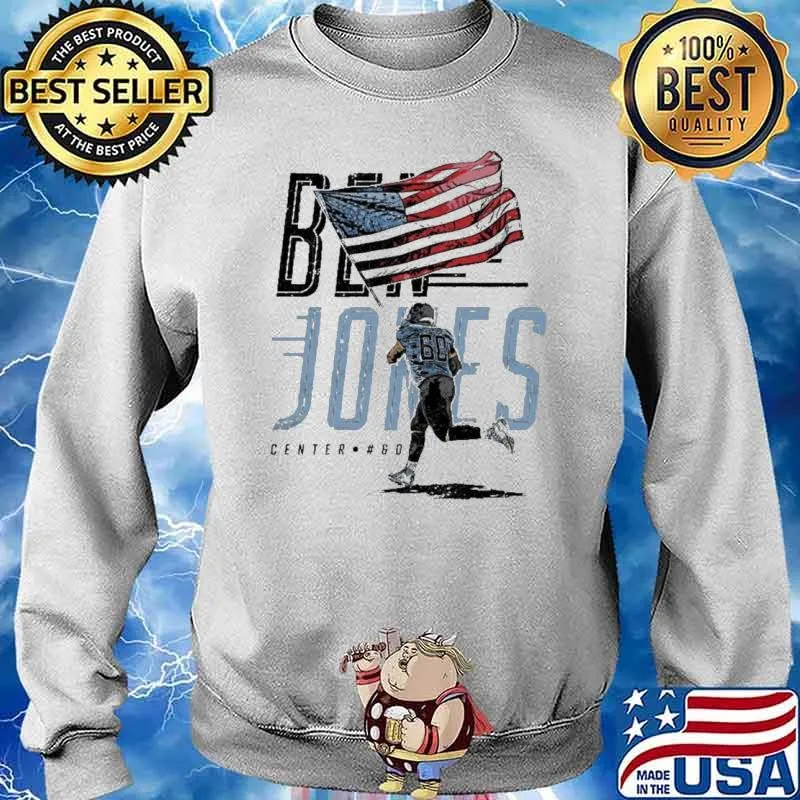 Ben Jones Center #Go American Flag s Sweater