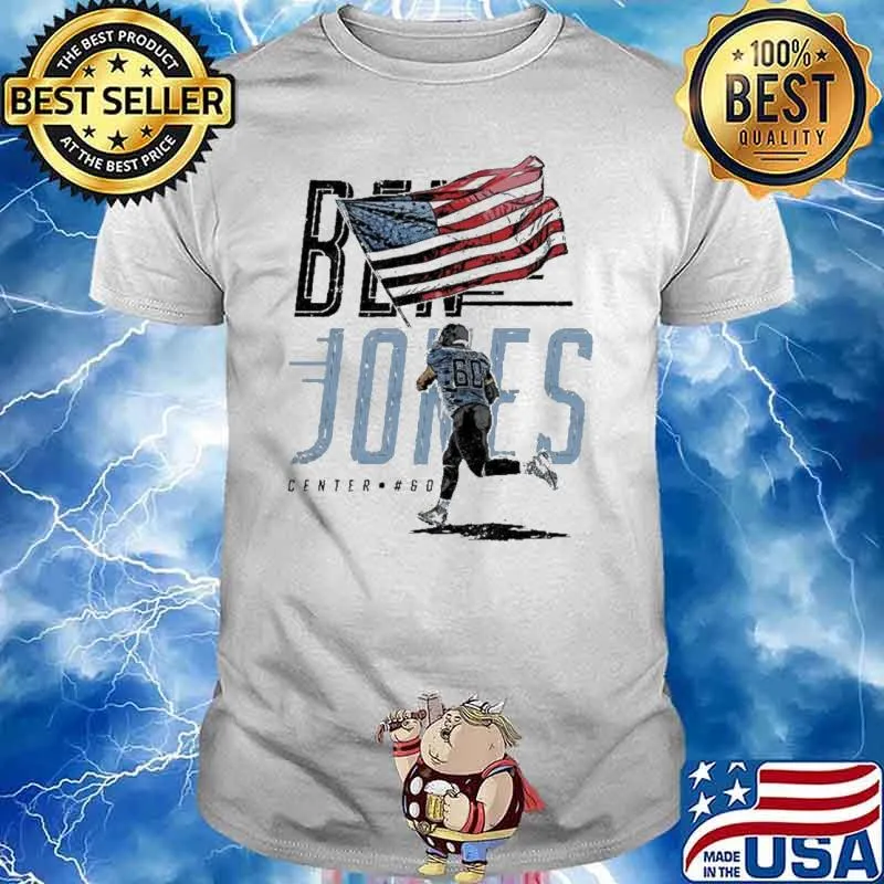 Ben Jones Center #Go American Flag shirt