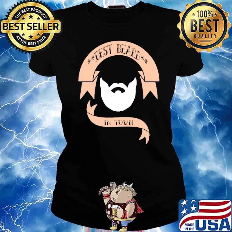 Best beard in town s Ladies tee