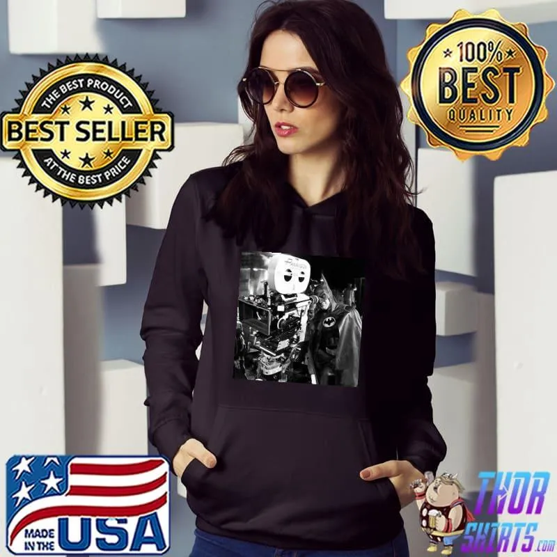 Big Guys Rule Big and Tall Michael Keaton as Batman Backstage Photo Shirt Hoodie