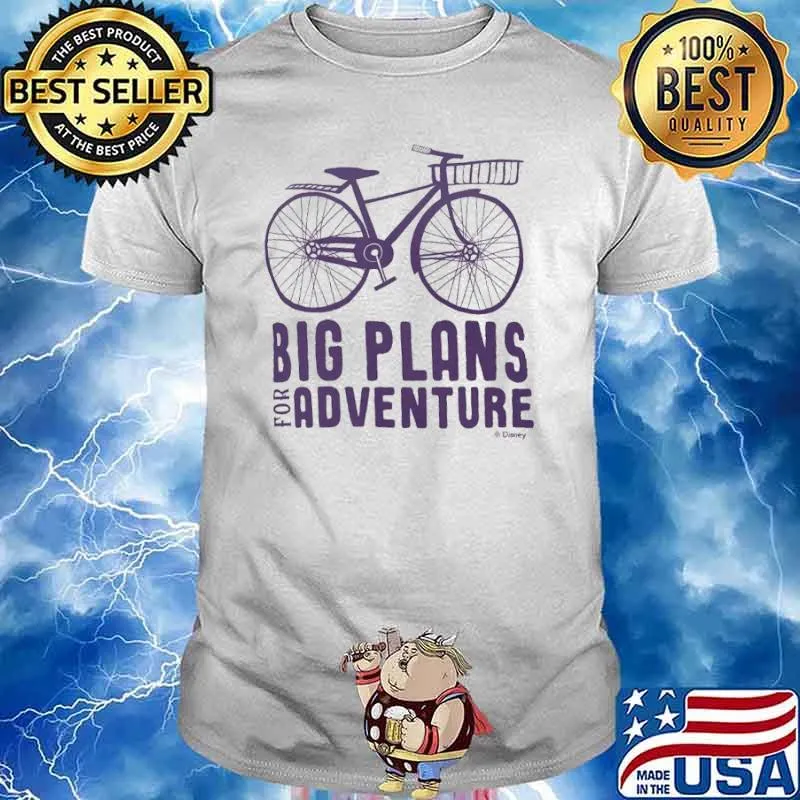 Big plans for adventure bicycle shirt