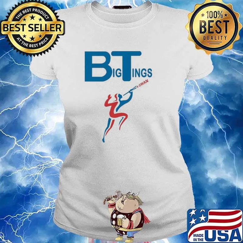 Bigtings A Gwan British Telecom Old Bt Logo Shirt Ladies tee