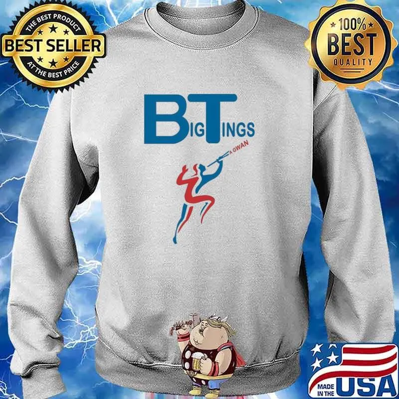 Bigtings A Gwan British Telecom Old Bt Logo Shirt Sweater