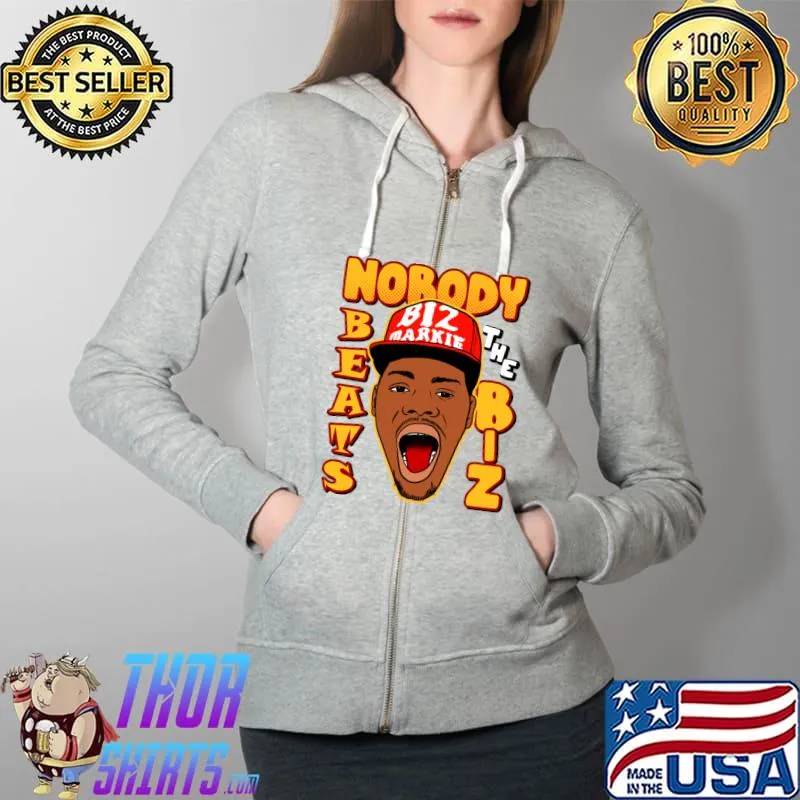 Biz Markie Nobody beats the biz T-Shirt Full Zip Hooded