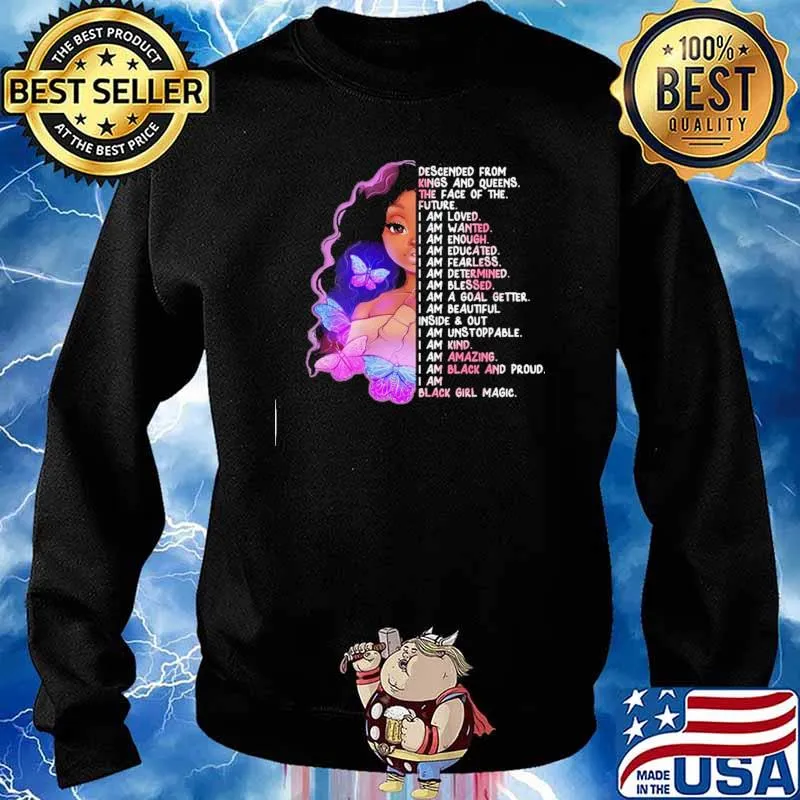 Black Girl Magic The Butterfly Shirt Sweater