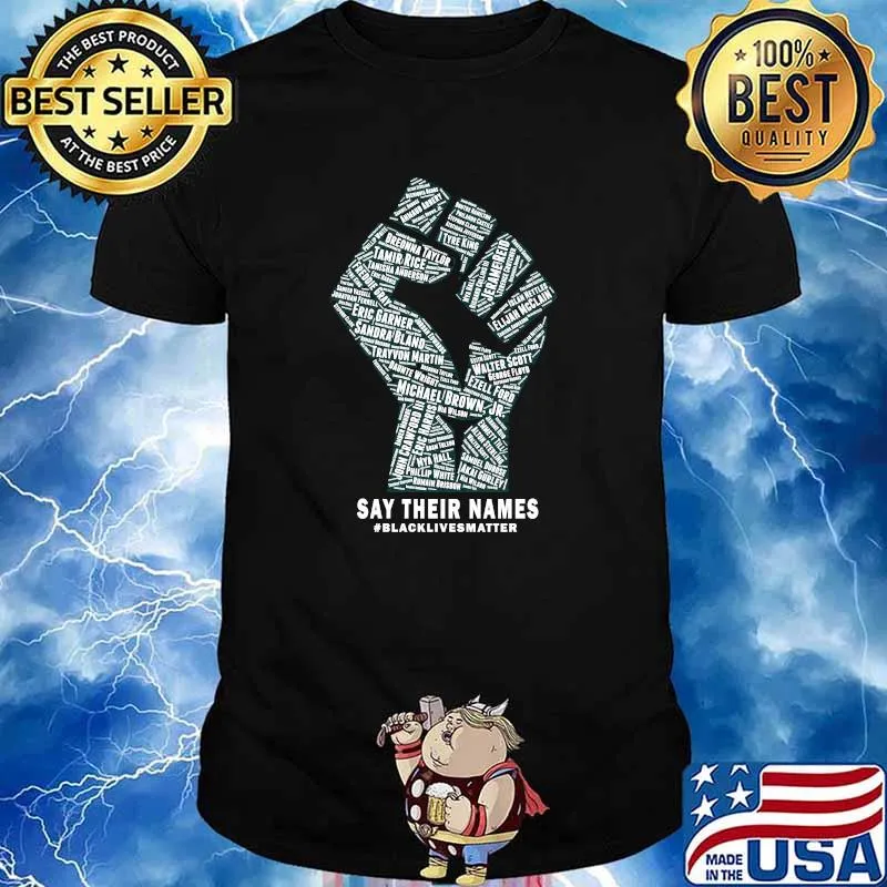 Black Lives Matter Say Their Names Classic T-Shirt