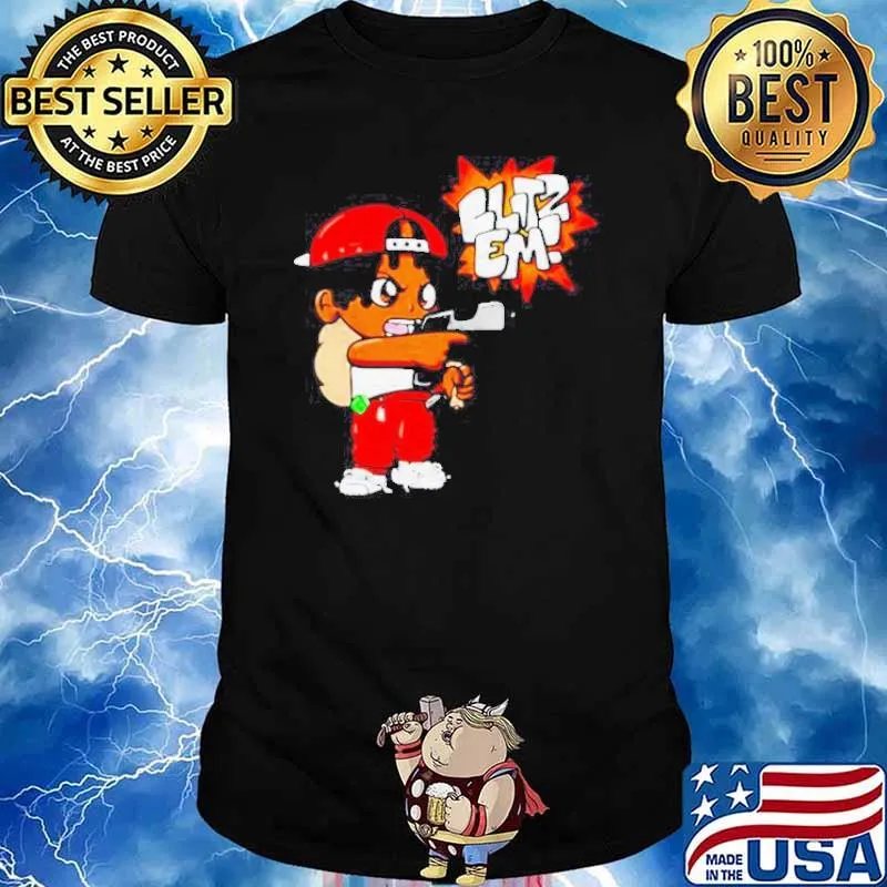 Blitz Em Red shirt