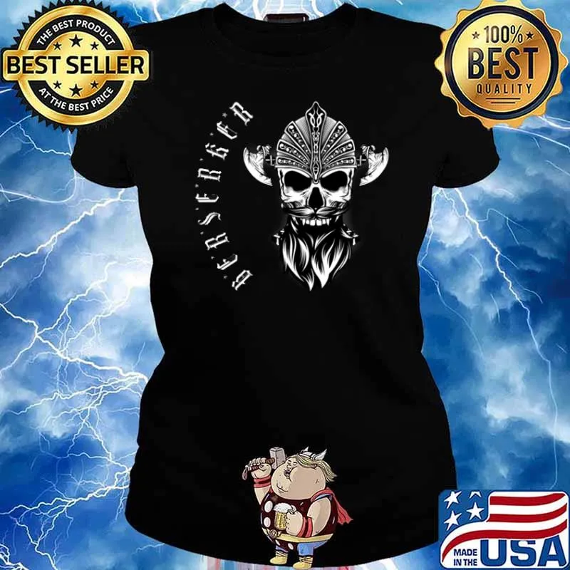 Borsoker Skull Vinking Shirt Ladies tee
