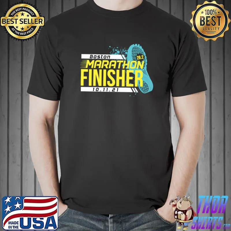 Boston Runner 26 Mile Finisher Marathon 2021 T-s Unisex
