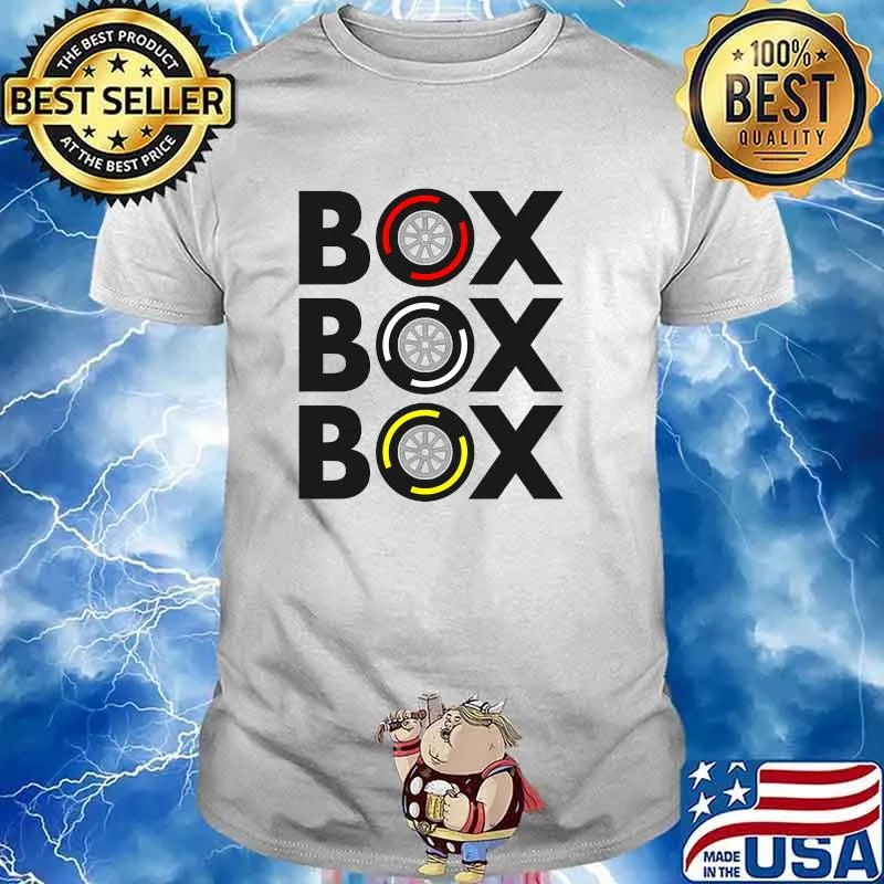 Box Box Box F1 Tyre Compound Design Classic T-Shirt
