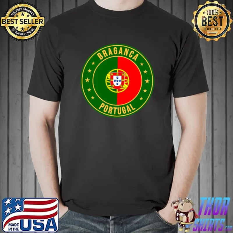 Braganca Portugal Circular Flag Classic T-Shirt Unisex