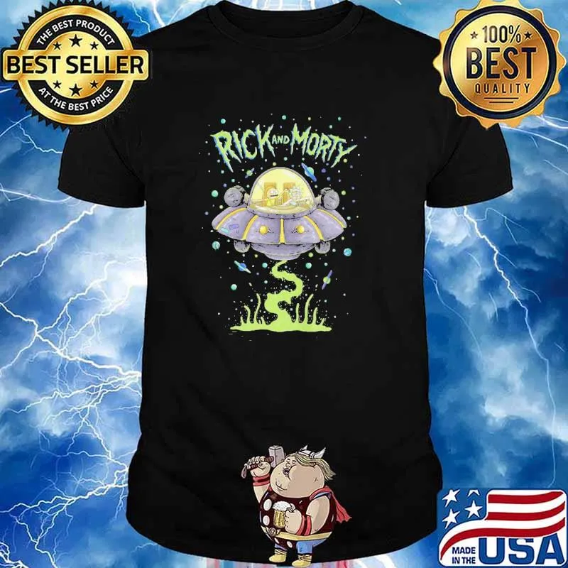 Cadernos Rick And Morty The UFOs Shirt