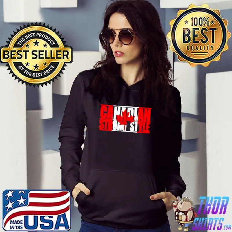 Canadian strong style flag shirt