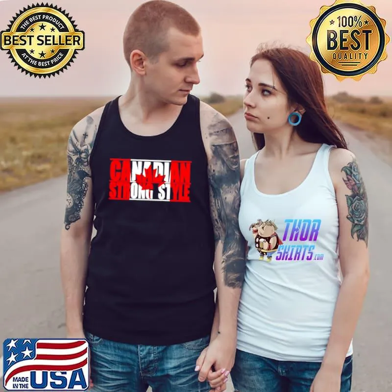 Canadian strong style flag s Tank Top