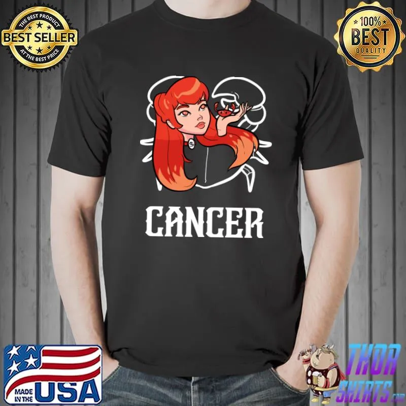 Cancer Horoscope Astrology Tarot Card Star Sign T-Shirt Unisex