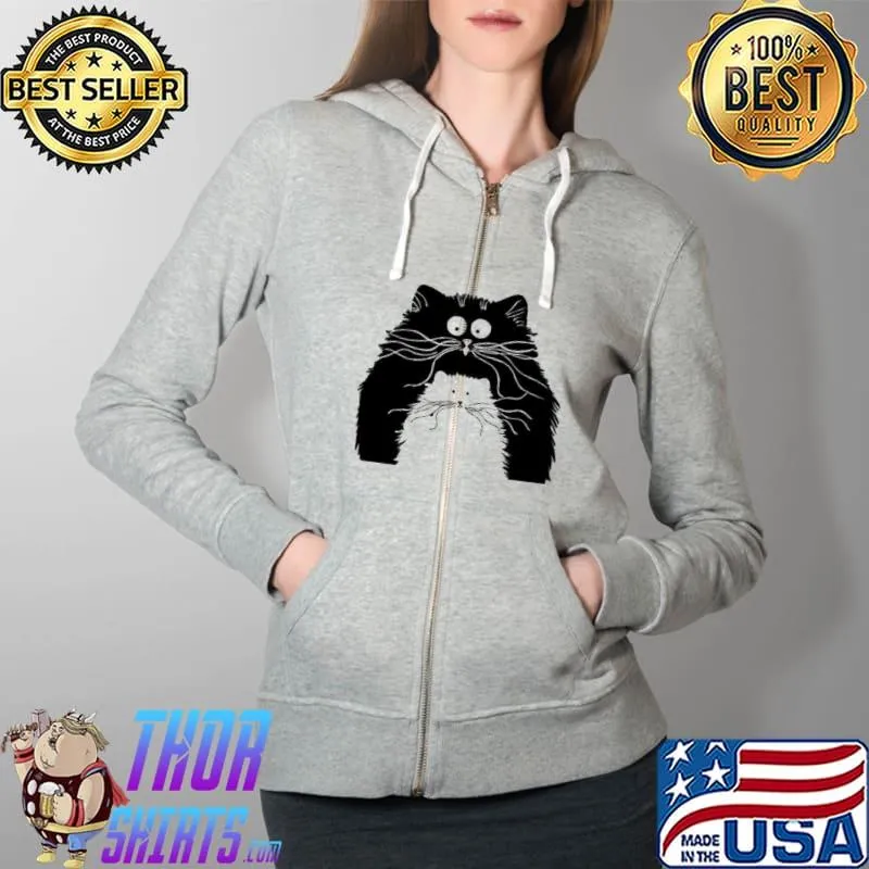Cat Themed Anniversary s Full Zip Hooded