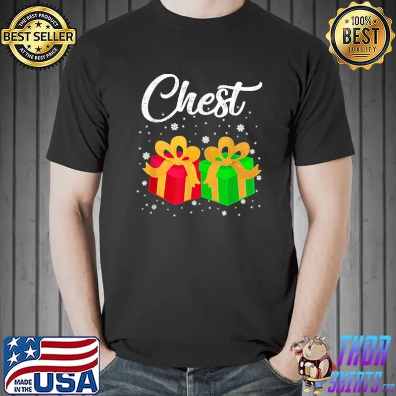 Chest Nuts Matching Funny Chestnuts Xmas Couples Pajamas T-Shirt Unisex