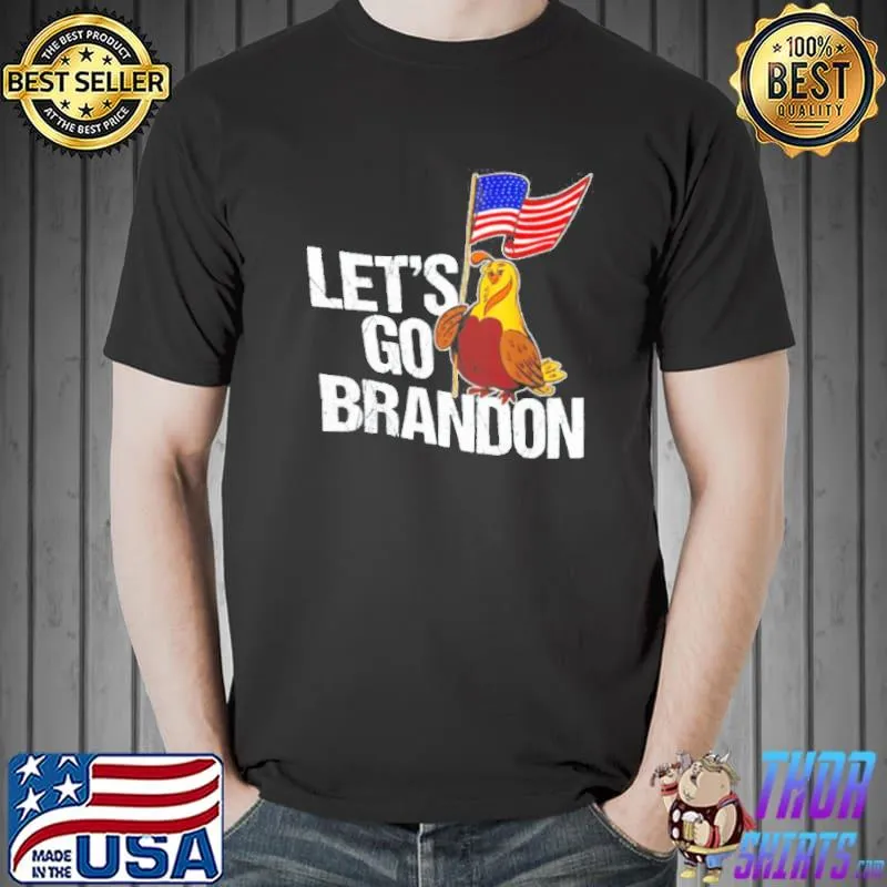 Chicken let’s go Brandon Chant American flag s Unisex