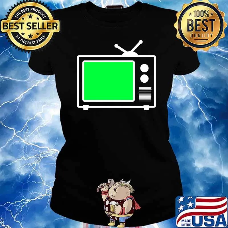 Chroma Key TV Shirt - Green Screen for Video Special Effects T-s Ladies tee