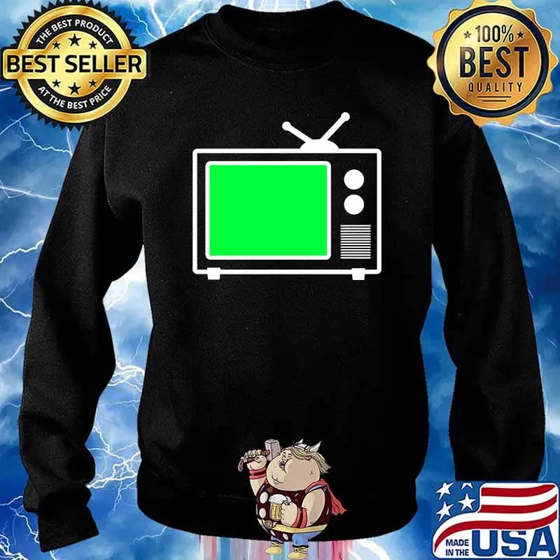 Chroma Key TV Shirt - Green Screen for Video Special Effects T-s Sweater