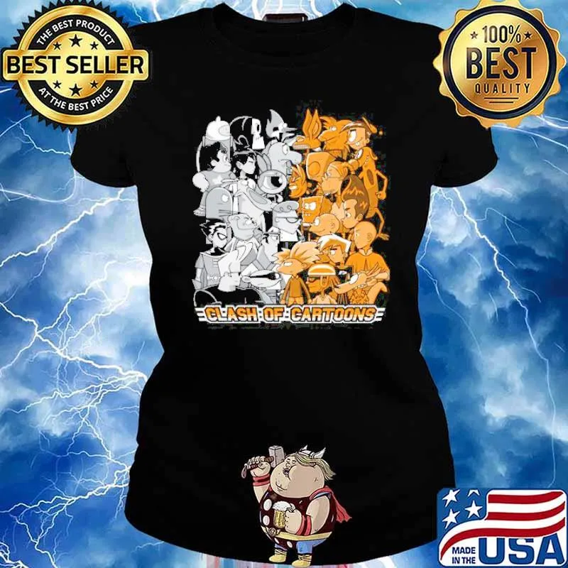 Clash Of Toons Cartoon s Ladies tee