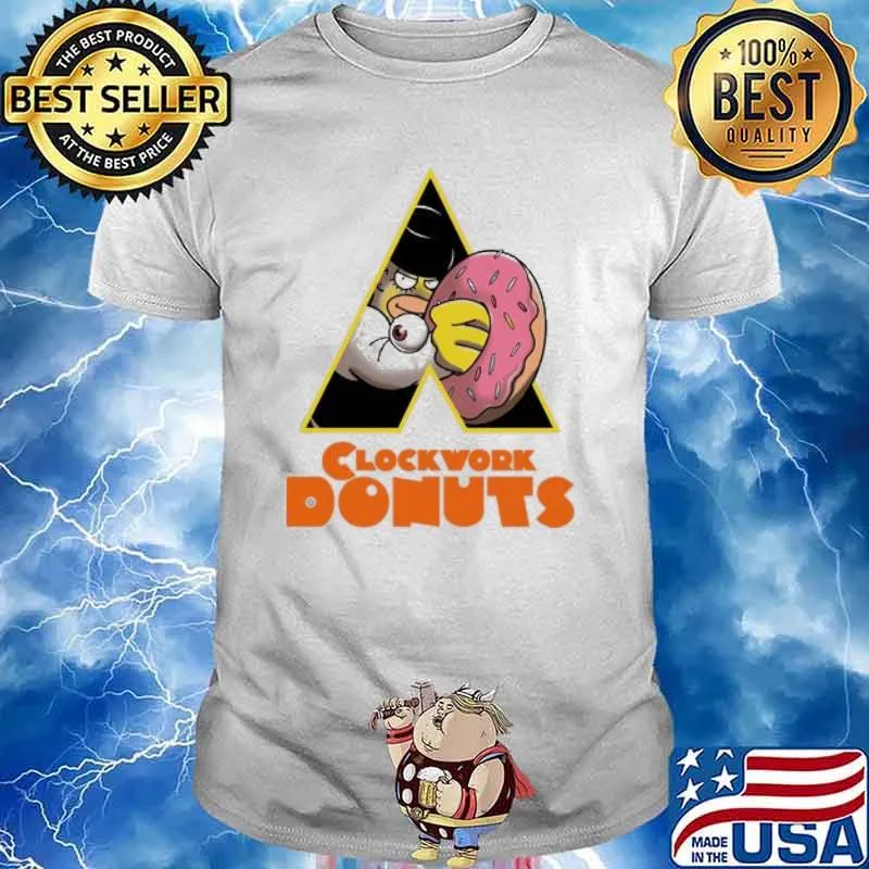 Clockwork Donuts Simpson shirt