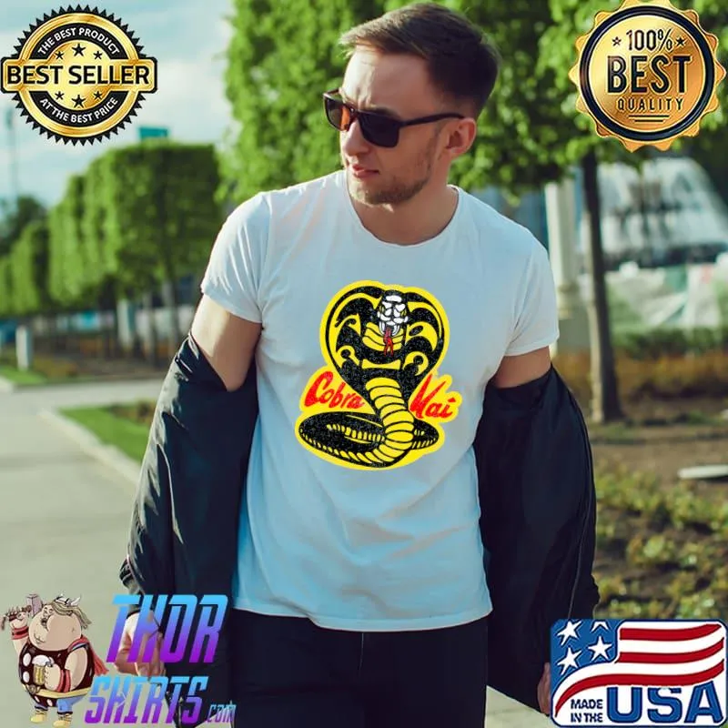Cobra Kai Strike First - Strike Hard T-Shirt Unisex