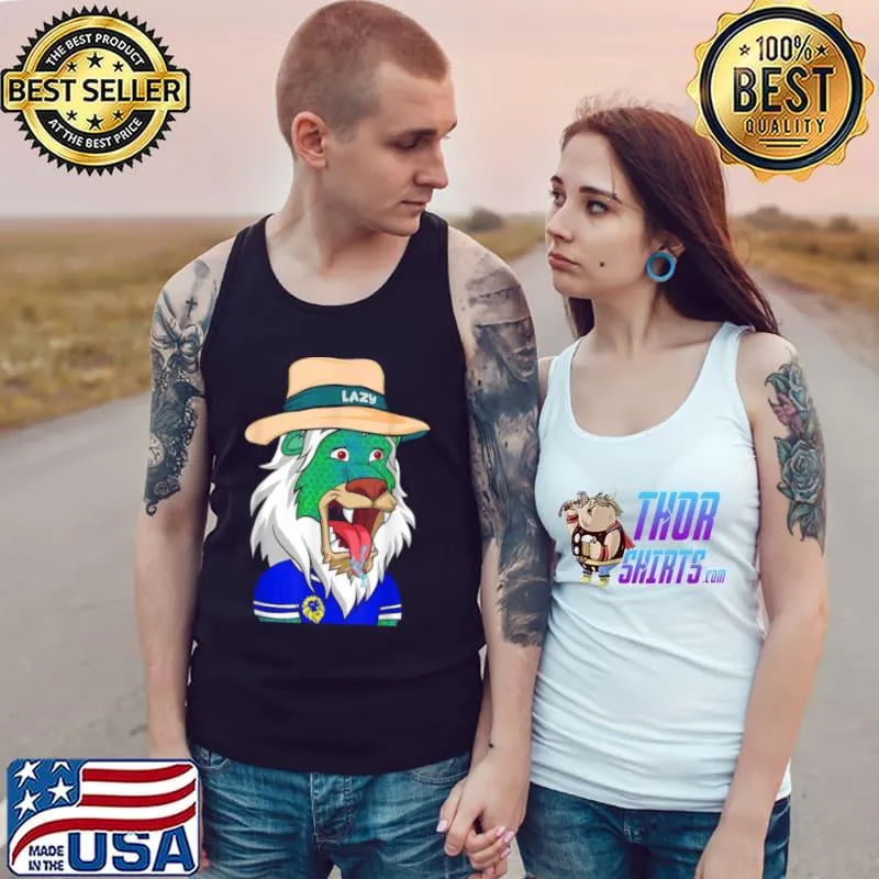 Colorful Lion Shirt Tank Top