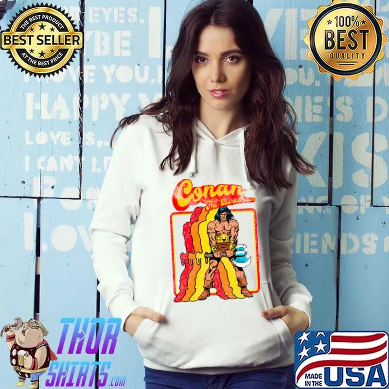 Comics Retro The Barbarian T-Shirt Hoodie