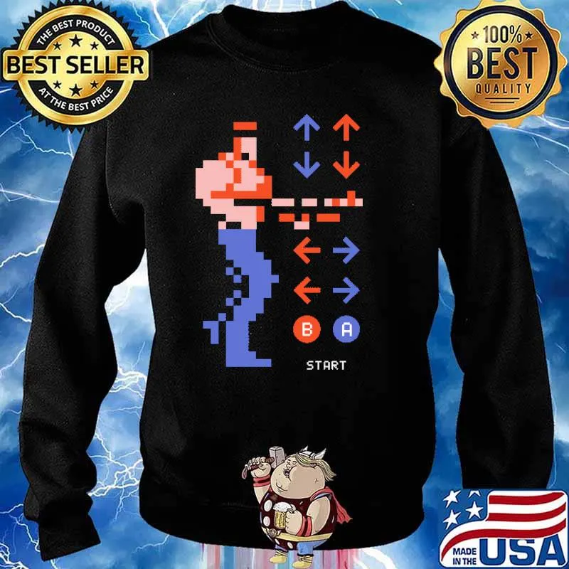 Contra Konami Code Shirt Sweater