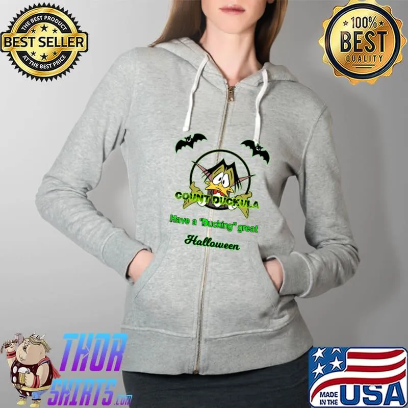 Count Duckula have a ducking great Halloween Classic T-Shirt Full Zip Hooded