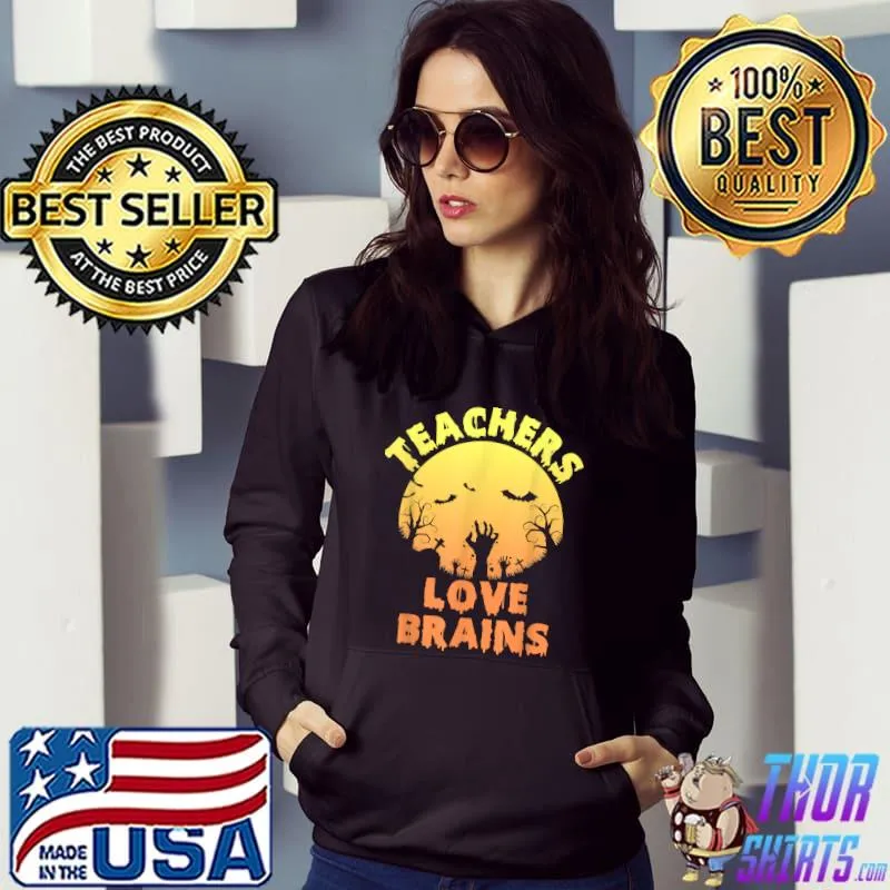 Creepy Horror Zombie Halloween Teachers T-Shirt Hoodie