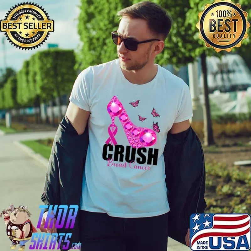 Crush Breast Cancer Awareness Pink Ribbon T-s Unisex
