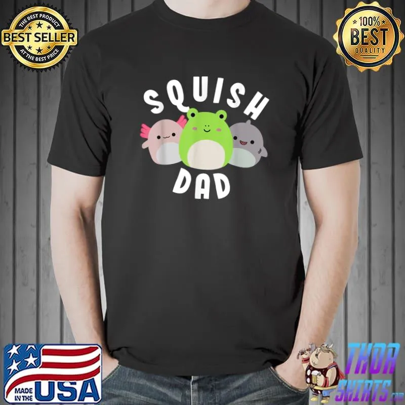 Cute Unicorn Squish Dad Squishmallow Costume T-Shirt