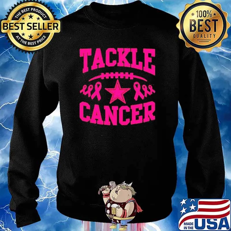 Dallas Cowboys Tackle cancer pink Shirt Sweater