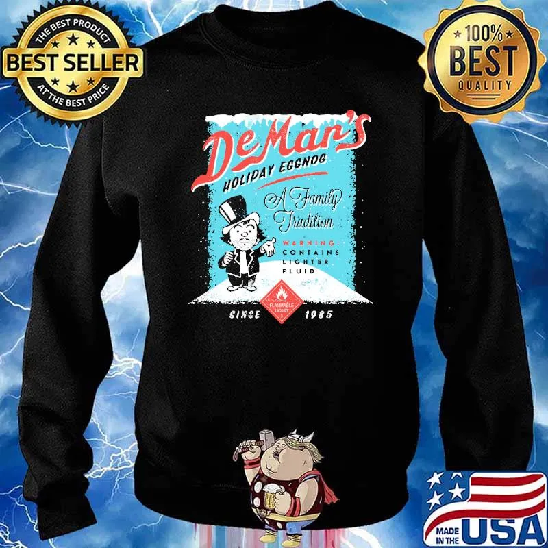 Demar's Holiday Eggnog A Family Tradition Shirt Sweater