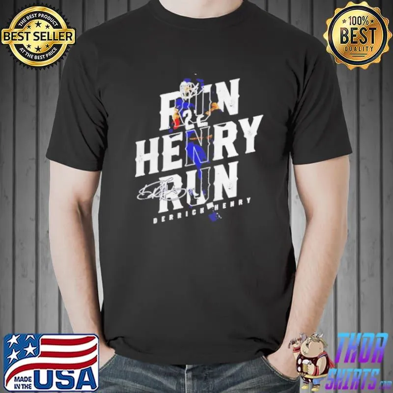 Derrick Henry Run Henry Run Tennessee Titans signature s Unisex