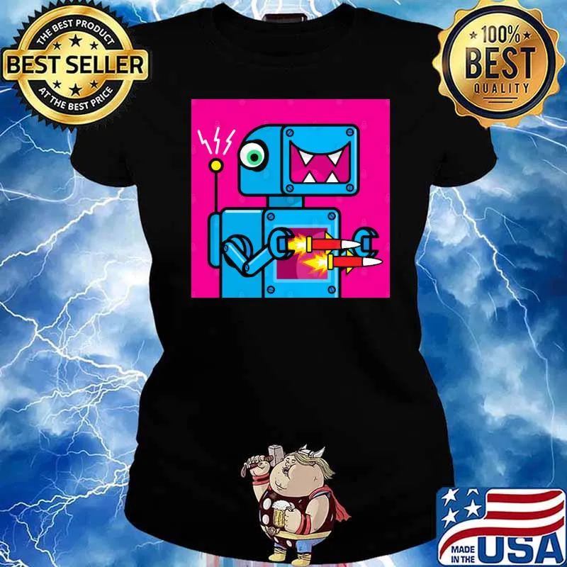 Dinosaur Robot s Ladies tee