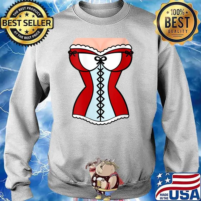 Dirndl Oktoberfest Costume Halloween Pretzel T-Shirt Sweater