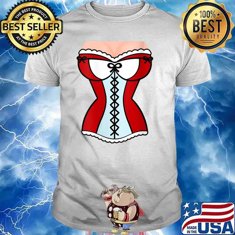 Dirndl Oktoberfest Costume Halloween Pretzel T-Shirt