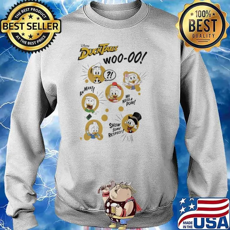 Disney tales woo aw man we need a plan show some respect duck s Sweater