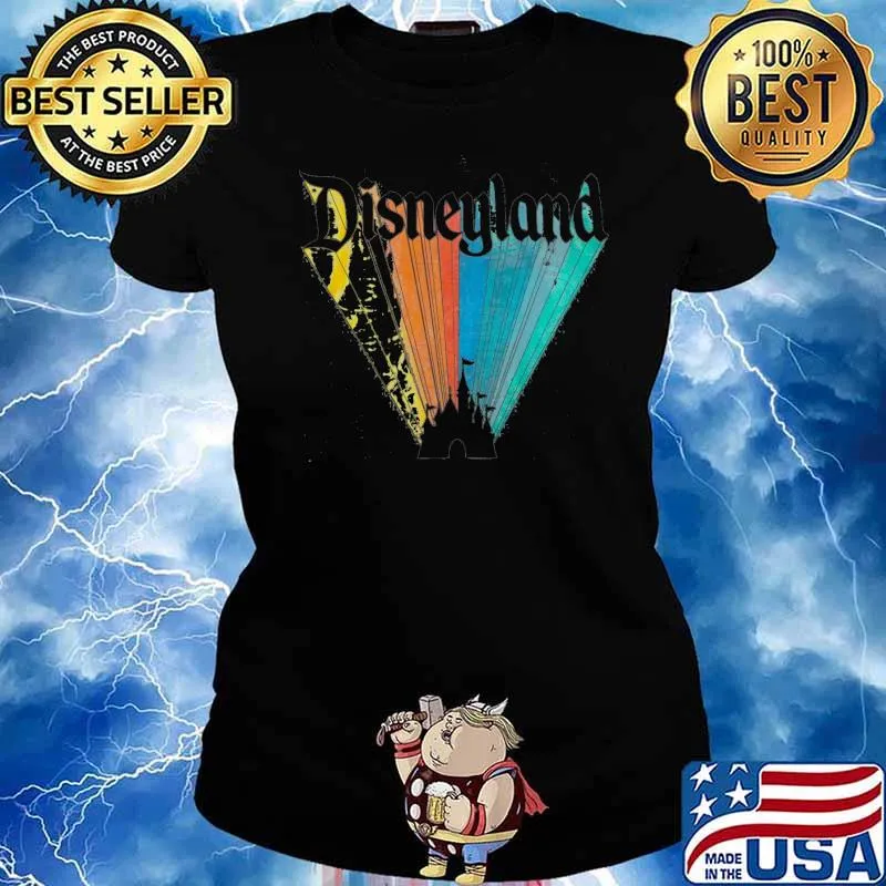 Disneyland Logo Color Shirt Ladies tee
