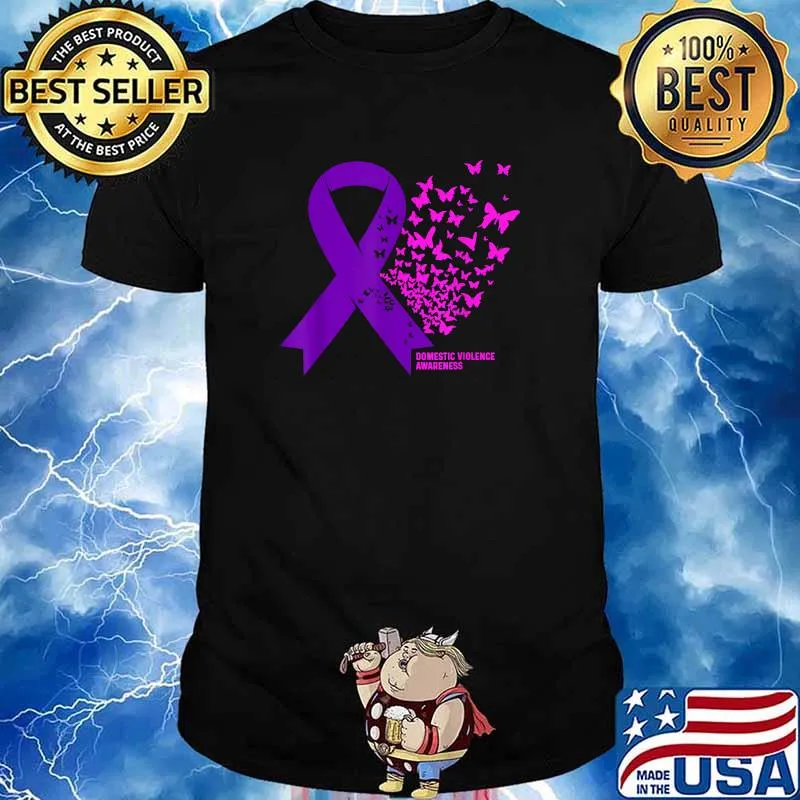 Domestic Violence Awareness Ribbon End Domestic Violence T-Shirt